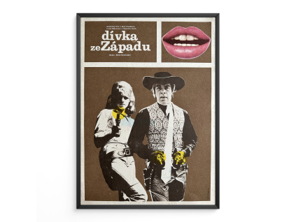 Dívka ze západu - Filmový plakát (A3)