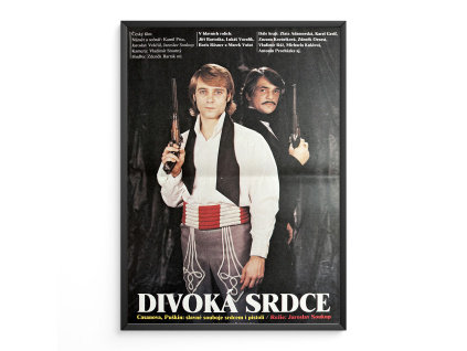 Divoká srdce - Filmový plakát (A3)