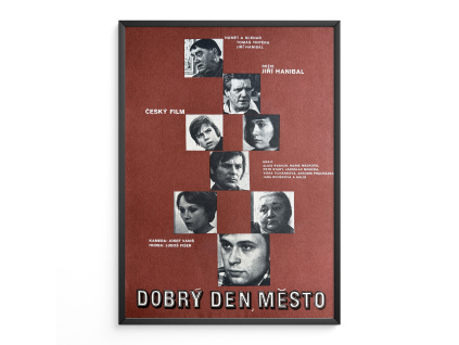 Dobrý den, město - Filmový plakát (A3)