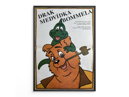 8234 2 drak medvidek bommela filmovy plakat a3
