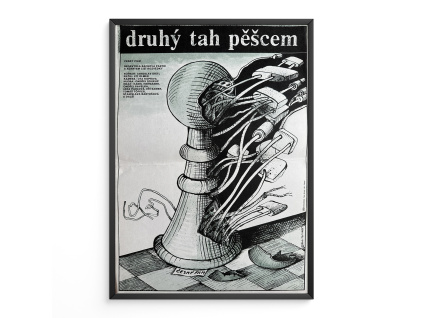 8258 2 druhy tah pescem filmovy plakat a3