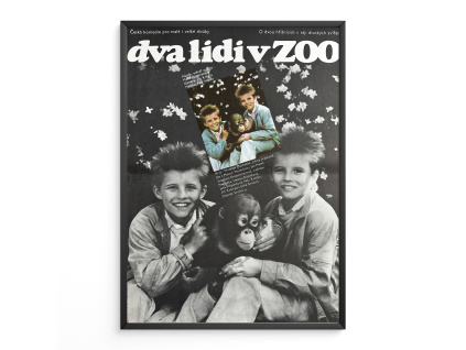 8297 2 dva lidi v zoo filmovy plakat a3