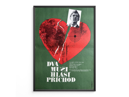 Dva muži hlasí příchod - Filmový plakát (A3)
