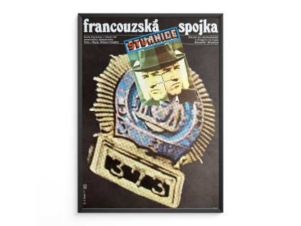 8498 2 francouzska spojka filmovy plakat a3