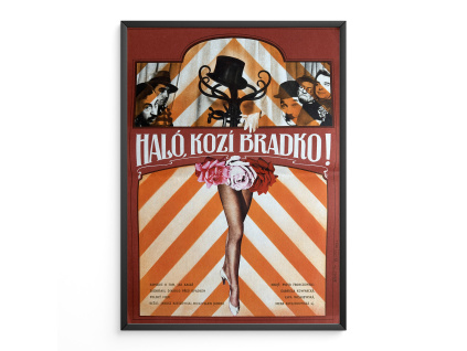 Haló, kozí bradko! - Filmový plakát (A3)