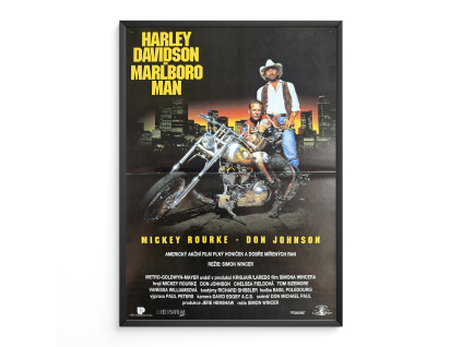 Harley Davidson a Marlboro Man - Filmový plakát (A3)