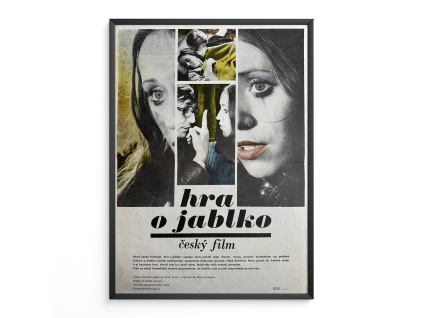 Hra o jablko - Verze 2 - Filmový plakát (A3)