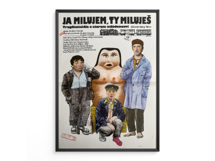 8996 2 ja milujem ty milujes filmovy plakat a3