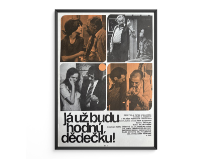 Já už budu hodný, dědečku! - Filmový plakát (A3)