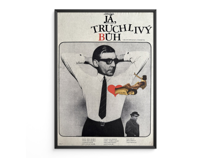 Já, truchlivý bůh - Filmový plakát (A3)