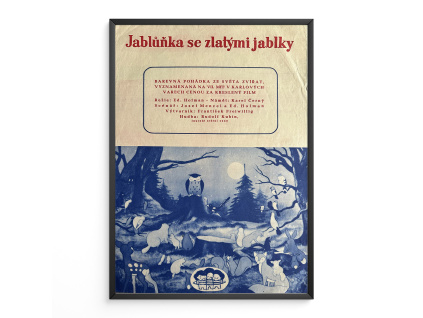 9014 2 jablunka se zlatymi jablky filmovy plakat a3