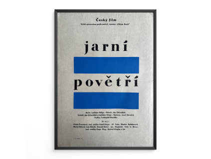 Jarní povětří - Verze 2 - Filmový plakát (A3)