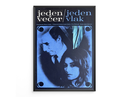 9182 2 jeden vecer jeden vlak filmovy plakat a3