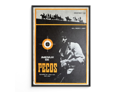 9290 2 jmenuji se pecos filmovy plakat a3