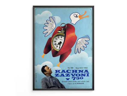 9380 2 kachna zazvoni v 7 30 filmovy plakat a3