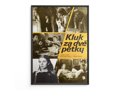 Kluk za dvě pětky - Verze 1 - Filmový plakát (A3)