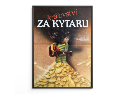 Království za kytaru - Filmový plakát (A3)