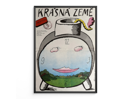 9821 2 krasna zeme filmovy plakat a3