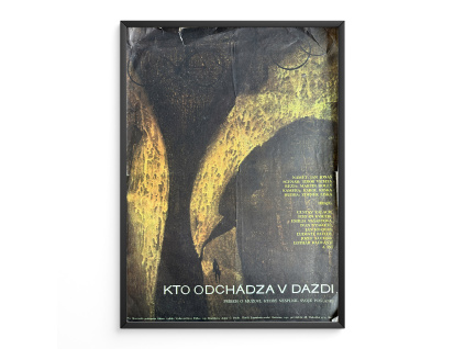 9899 2 kto odchadza v dazdi filmovy plakat a3