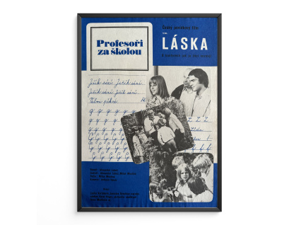 9944 2 laska profesori za skolou filmovy plakat a3