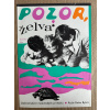 15650 3 pozor zelva filmovy plakat a3