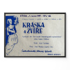 21611 kraska a zvire filmovy plakat fotoska slepka cca a4