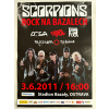 23261 1 scorpions rock na bazalech 2011 originalni koncertni plakat a2