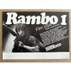 Rambo 1 - Filmový plakát / Fotoska / Slepka (cca A4)
