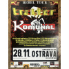 Traktor, Komunál - Rebel tour Garage club Ostrava - Originální koncertní plakát (A1)