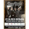Deep Purple - Ostrava 2015 - Originální koncertní plakát (A1)