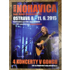 Jaromír Nohavica - Ostrava 2015 4 koncerty v Gongu - Originální koncertní plakát (A1)
