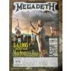 Megadeth - Youth In Europe 1995 - Originální koncertní plakát (A1)