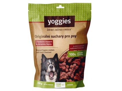 Yoggies bezlepkove hovezi suchary 150 g