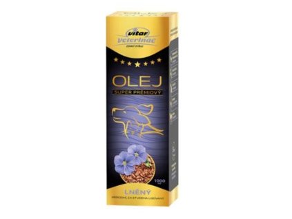 VITAR Veterinae Lněný olej 1000ml