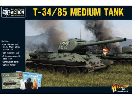 bolt action t 34 85 medium tank plastic box set