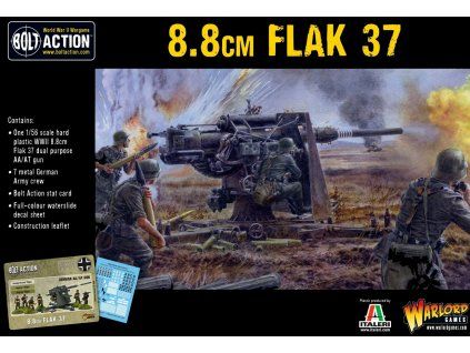 bolt action flak 37 8 8cm plastic box set