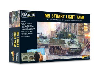 bolt action m5 stuart light tank