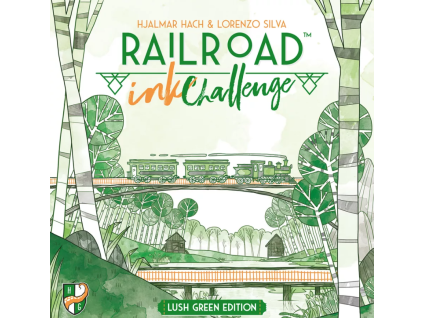 railroad ink challenge lush green edition
