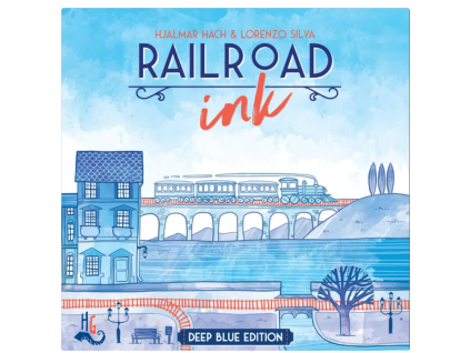 railroad ink deep blue edition