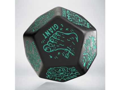 monster generator die black turquise