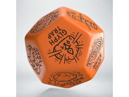 trap generator die orange black