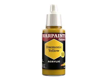 the army painter warpaints fanatic daemonic yellow