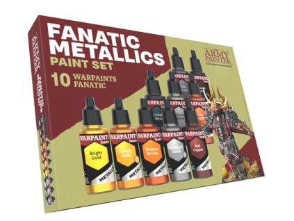 army painter warpaints fanatic metallics paint set 2