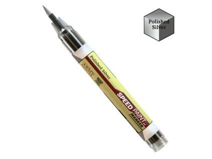 the army painter speedpaint marker polished silver 2