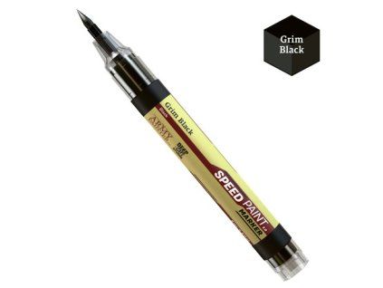 the army painter speedpaint marker grim black 2