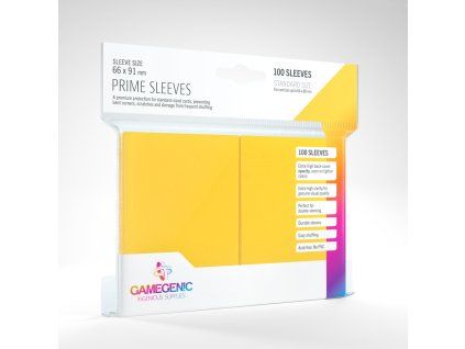 obaly na karty gamegenic prime yellow 100 ks