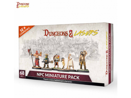 dungeons lasers npc miniatures pack