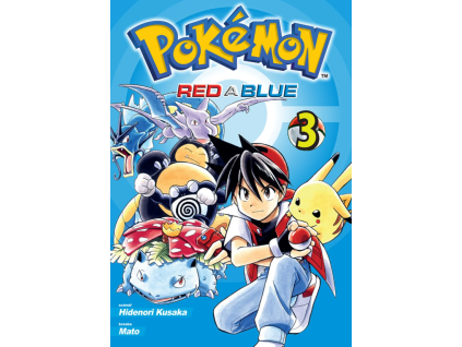 pokemon red a blue 3 manga