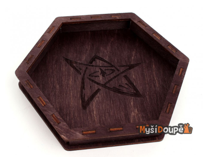 dice tray dreveny moreny cthulhu