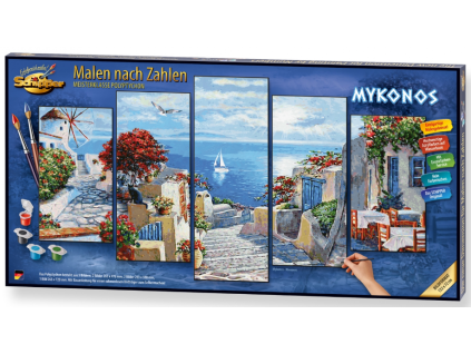 malovani podle cisel mykonos polyptych 3